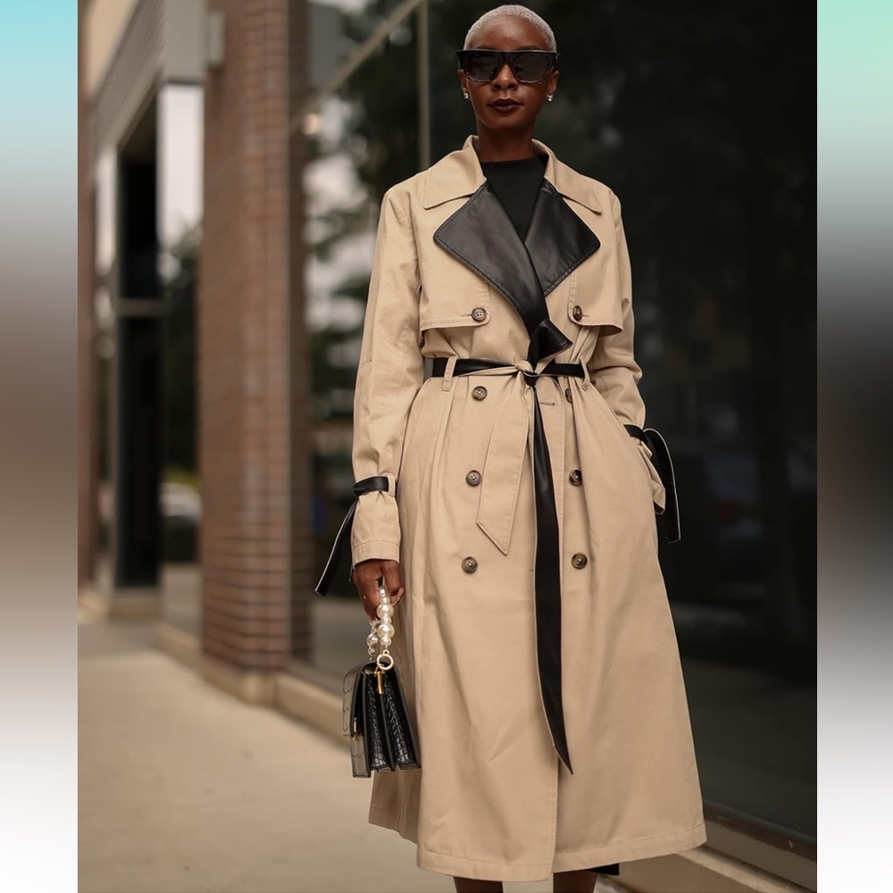 The Drop Women's Hummus Trench Coat by @signedblake NWOT